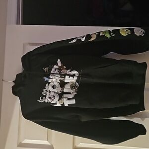 Looney Tunes compfy large black hoodie